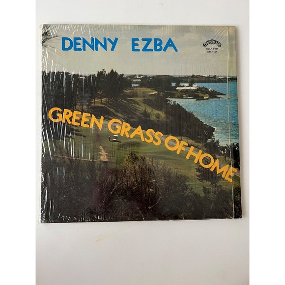 Denny Ezba Green Grass of Home 1978 LP Crazy Cajun CC-1048 VG+ Shrink